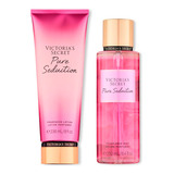 Victorias Secret Set Crema Pure Seduction Body Mist Original