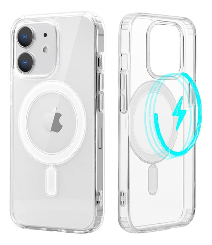 Carcasa Magnética Para iPhone 11 Transparente