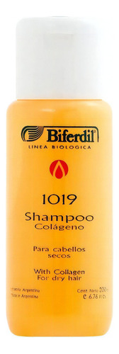 Shampoo Biferdil 1019 Con Colágeno Cabello Seco Aspero 200ml