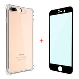 Case Capa Compatível iPhone 6 6s 7 8 Se Plus + Película 3d