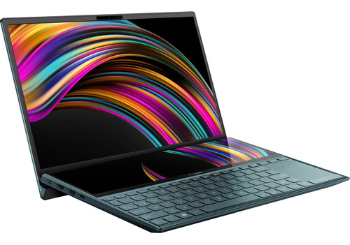 Asus 14  Zenbook Duo Ux481fa Multi-touch Laptop (celestial B