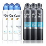 3 Botellas Dove Desodorante Antitranspirante Originales Y 3