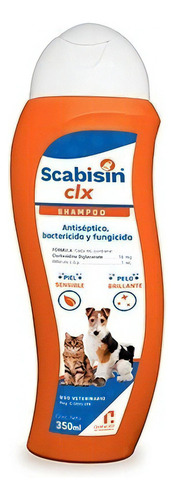 Shampoo Scabisin Clx 350 Ml Dermatitis Hongos Perros Gatos