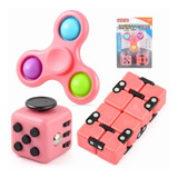 Fidget Cube - Juguete Anti Estrés 3pcs