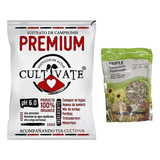 Sustrato Cultivate Premium 80lts Con Triple 15 Lj 500gr