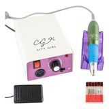 Torno Manicura City Girl Profesional Uñas 25000 Rpm 110-240v