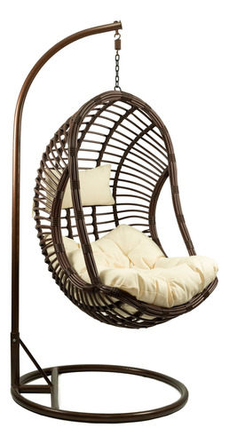 Silla Colgante De Rattan Renata