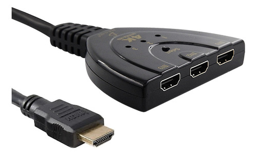 Hdmi Switcher 4k 3 Entradas 1 Salida Selector Connector