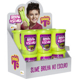 Slime Gelele Meleca Divertida Brilha No Escuro Neon Kit C/6