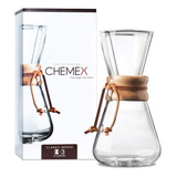 Chemex Cafetera De Vidrio, Classic, Transparente, 3 Tazas