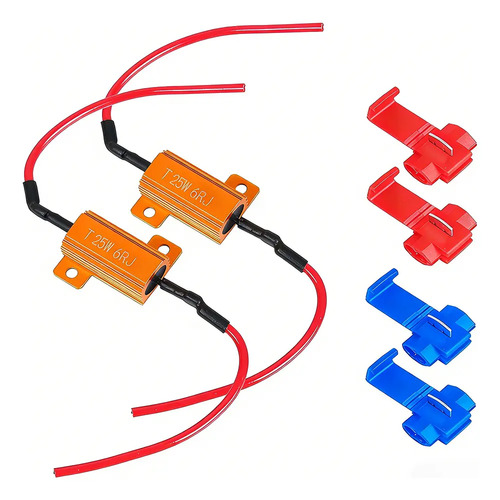 Par Resistencias Led Canbus Error Foco Fundido 25w