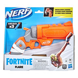 Pistola Nerf Fortnite Flare Incluye 3 Dardos Hasbro- Lanus