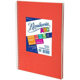 Cuaderno Rivadavia Abc Espiralado 60 Hojas Cuadriculado Rojo