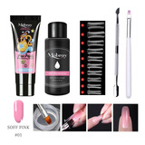 Polygel Uñas Kit Todo Para Manicura Gel Extensión De Uñas Se