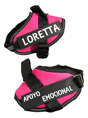 Perchera Perro De Apoyo Emocional Vuelo Avión Personalizada