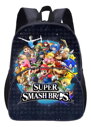 Nueva Mochila Super Mario Bros Bolsos De Portátiles De Moda