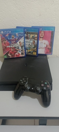 Playstation 4 Slim 500gb Barato Funcionando+ Jogos