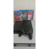 Playstation 4 Slim 500gb Barato Funcionando+ Jogos