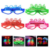 Lentes Led Cotillón Fiesta Año Nuevo 2024 Pack X12 Unidades