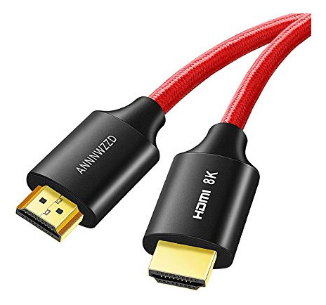 Cable Hdmi De 8k Cable Annnwzzd Hdmi 2.1 De Alta Velocidad D