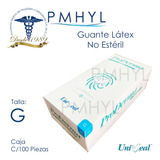 Guante Latex Proderma Uniseal Grande C/100 Pzas - Pmhyl