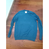 Sweater Poulover Talle L Levis Azul Francia Lana