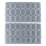 (a) Molde De Resina Epoxídica De Cristal Uv Mahjong Tiles, 2