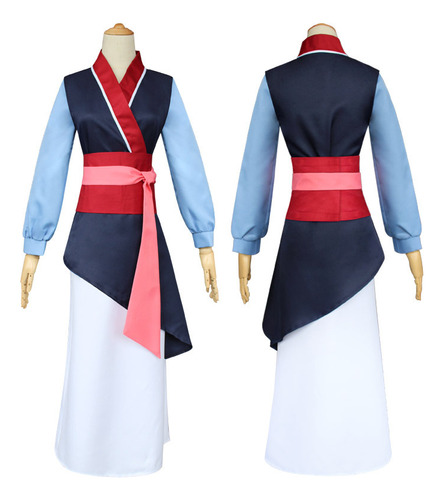 Mulan Cosplay Roupas Infantis