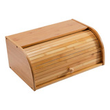 Natural Roll Caja De Bambú Cocina Almacenamiento De