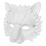 Máscara De Ornamento De Meia Face Acessórios De Branco