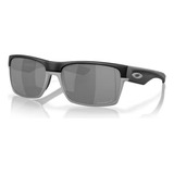 Óculos De Sol Masculino Oakley Two Face Polarizado Oo9189-38 Cor Preto Armação Preto Haste Preto Lente Prizm Black Polarizada Desenho Quadrado