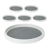 Fviexe Lazy Susan - Juego De 6 Platos Giratorios Antidesliza