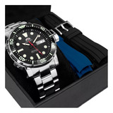 Orient Relógio Poseidon Automático 300m + Kit 2 Pulseiras