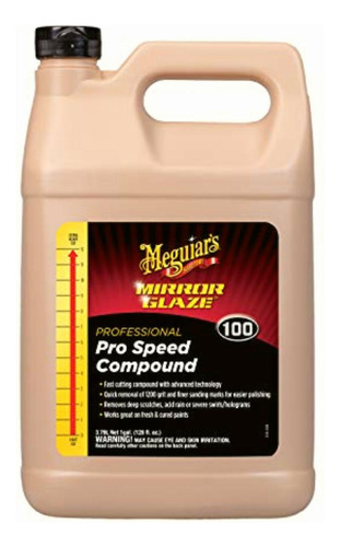 Meguiar's M100 Mirror Glaze Pro Speed Compound 1 Gallon