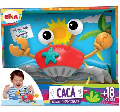 Brinquedo Para Bebê Cacá Mexe Perninhas 1210 - Elka