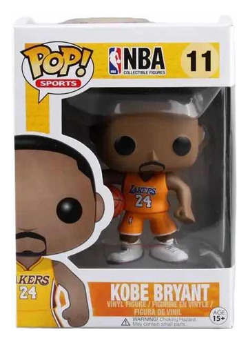 Boneco Funko Pop Kobe Bryant Nba Lakers Camisa 24 - Sport 11