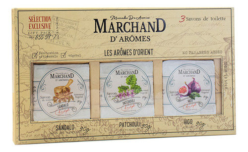 Jabones Marchand D' Arômes Aromas Del Oriente 3 Unid Set
