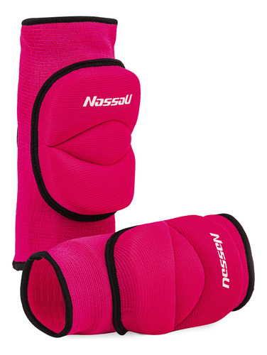 Rodilleras De Voley Nassau Cover Rosa Solo Deportes