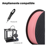 Filamento 3d Pla Precision 1.75mm Impresion Alta Calidad 1kg Color Rosa