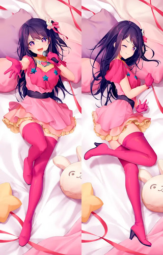 Dakimakura Hoshino Ai , Oshi No Ko 2 Lados + Relleno 50x150 | Meses sin interés