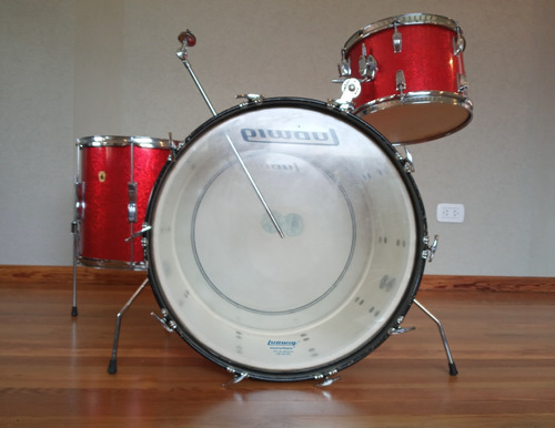 Bateria Ludwig New Yorker Red Sparkle Vintage 1965 