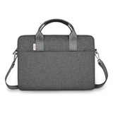 Wiwu Minimalist Notebook Bag Bolso Maletin 15,6 PuLG Color Gris Tamaño De La Pantalla 15.6