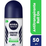 Desodorante Nivea For Men Sensitive Roll On 50ml