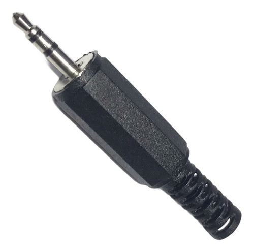 10 Unidades Ficha Audio Mini Plug 2,5mm Stereo Plastico