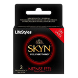 Preservativos Lifestyles Skyn Intense Feel Sin Látex X3 Best