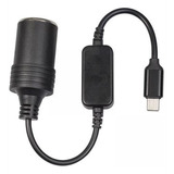 6 Cable Convertidor Usb C Macho A 12v Para Encendedor De 1,2