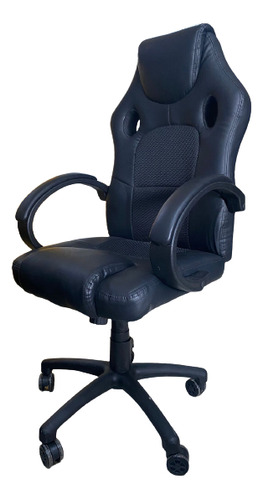 Silla Sillon Gamer Ejecutiva Escritorio Pc Negra Shremwood 