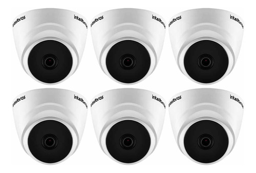 6 Câmeras Intelbras Vhd 1220 D G7 Lente 2.8mm Multi Hd