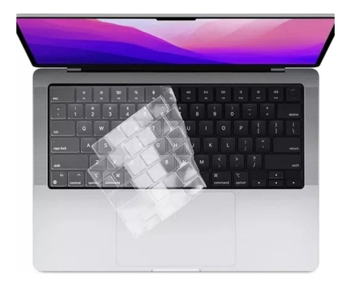 Protector Teclado Para Macbook Pro 14/16 M1 A2442 A2485 Tran