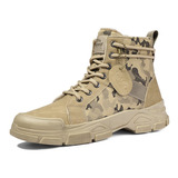 Botas Militares De Camuflaje Para Hombre, Zapatos De Trabajo